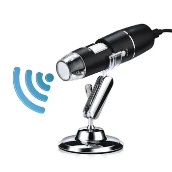 1000X/1600X Wi-Fi/USB Mikroskop Cyfrowy Lupa, Aparat dla Androida i ios iPhone iPad Elektroniczny Stereo USB Endoskop Kamera