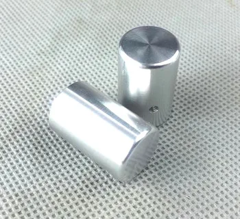 2 szt. aluminiowa gałka potencjometru uchwyt 15*24*6 mm gładka pokrywa potencjometru głośności przełącznik pokrywa do wzmacniacza HI-FI