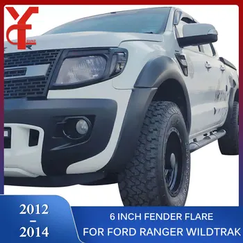 6 Cali OEM konstrukcja Skrzydła Flary Akcesoria Do Ford Ranger 2012 2013 2014 Podwójna Kabina Błotniki Części Zewnętrzne