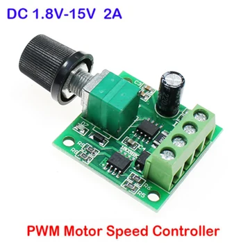 Mini PWM Kontroler Prędkości Silnika Prądu Stałego Dc 1,8 Do 3 W 5 W 6 W 12 v 2A Mikro Regulator Prędkości Bezstopniową Przełącznik Prędkości Kontroler Zasilania