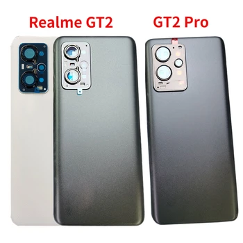 Oryginalna Nowa Obudowa Dla Realme GT2 Pro GT2 Tylna Pokrywa Baterii Drzwi Tylne Wymiana Obudowy z Ramą kamery + logo