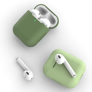 Silikonowe Etui Dla Słuchawek Apple Airpods 1/2 Etui Do Bezprzewodowych Słuchawek Bluetooth Dla Apple Air Pods Pudełko Z Klamrą