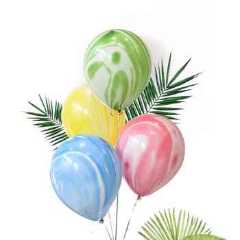 10 Szt. Cloud Wiednia Agat Marmurowe Balony Kolorowe Lateksowe Balony na Ślub Dusza Dziecka Dekoracje na Urodziny dla Dzieci Wieczorne Toaletowe