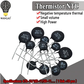 10 szt. Терморезистор NTC 5D-11 10D-9 10D-11 47D-15 10D-20 10D-13 8D-11 10D-15 5D-15 10D-7 MF11-103 33D-7 8D-20 20D-20 5D-9