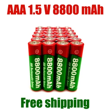 2020 Nowa 1,5 v AAA bateria 8800 mah AAA 1,5 v Nowa Alkaliczna bateria do led zabawki mp3wait + darmowa dostawa