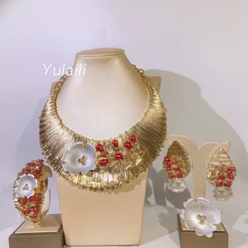 2022 Kobiece Kolczyki Z Fioletowymi Kamykami, Biżuteria, Modne Eleganckie Nigerii Ślubne Zestawy Biżuterii Dla Druhen, Darmowa Wysyłka, Prezenty Yll