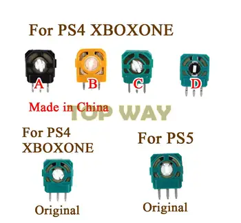 5 szt. Oryginalny OEM Dla XBOX ONE Analogowy Joystick 3D Mikro Mini Przełącznik Osiowe Rezystory Na Playstation 5 PS4 PS5 Kontroler