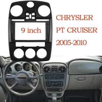 9-calowy Samochodowy odtwarzacz DVD Ramka Audio Dash Wykończenia Zestawy Przejściowa Panel Radio Odtwarzacz ekran 2 Din Do Chrysler-PT-Cruiser 2005-2010 Panel przedni Zestaw