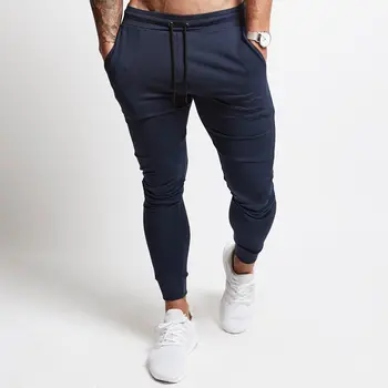 Casual Spodnie Męskie Sportowe Spodnie Do Biegania Siłownie Fitness Kulturystyka Trening Bawełniane Spodnie Odzież Sportowa