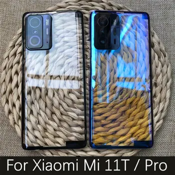 Dla Xiaomi Mi 11T Pro Pokrywa komory baterii Tylna pokrywa Szklana Mi11T Obudowa Tylnej klapy Do Xiaomi Mi 11TPro 5G Pokrywa baterii