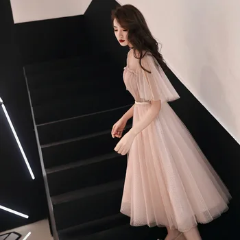 Drak Różowe Chińskie Wschodnie Ślubna Bielizna Seksowna Sukienka-Cheongsam Z V-neck, Eleganckie Sukienki Księżniczki, Nowoczesne Ципао