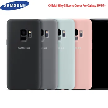 Etui Do telefonu Jasnych Kolorach Dla Samsung Galaxy S9 S9 Plus + G965 SM-G965F G965FD G960 SM-G960F z płynnym Silikonem, Tylna Pokrywa Противоударная