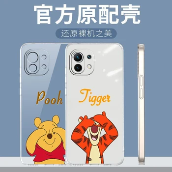 Etui do telefonu z Tygrys i Kubuś-Puchatek dla Xiaomi Mi 12X12 11 11T 11i 10T 10 Pro Lite Ultra 5G 9T 8 A3 Przezroczyste etui