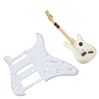 Gitara 3-Warstwowe Nakładka dla ochrony przed Zadrapaniami dla Stratocaster White Pearl wysokiej jakości