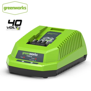 Greenworks 40 Ładowarka Oryginalna Zamiennik dla GMAX 40 Bateria Litowa G40B4 G40B6 Bez Samorozładowania Szybkie Ładowanie Bezpłatny Zwrot