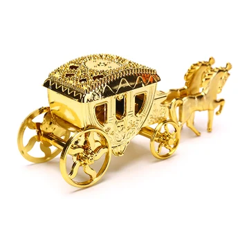 Kreatywny Miniaturowa Europejska Kareta Królewska Wykwintne Pudełko Do Przechowywania Cukierków Ładny Wystrój Domu