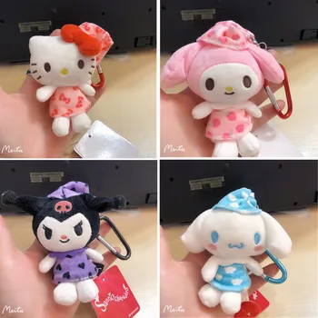 Kuromi My Melody Cinnamoroll Kittys 10 cm Pluszowy Brelok Plecak Zawieszenie Kawaii Anime Lalka Model Dziecięca Zabawka Na Prezent