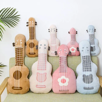Modelowanie 3D Gitara Pluszowe Zabawki gitara poduszka pluszowy instrument muzyczny hawajska gitara zabawka zabawki dla dzieci prezent na urodziny dla dziecka