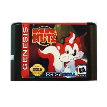 Mr.Nutz 2 16 bitów MD mapa gry na Sega Mega Drive, SEGA Genesis