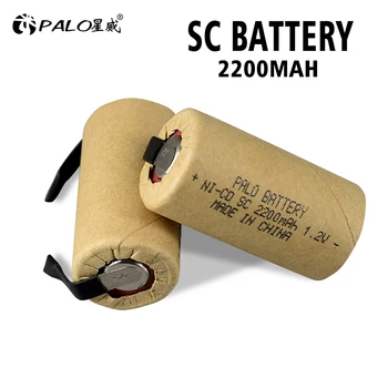 PALO 1,2 W SC Akumulator 2200 mah Ni-Cd C Komórka Sub C Akumulator do Wkrętarki Elektryczne Wiertarki Elektronarzędzia bateria