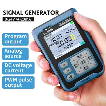 SG-003A Generator Sygnału 4-20 ma 0-10 v z Regulowanym Prądem Symulator Napięcia z wyświetlaczem LCD Źródła Kalibrator Nadajnika