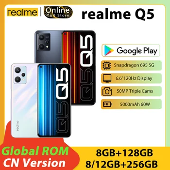 Smartfon realme Q5 Snapdragon 695 5G 6 GB/8 GB, 128 GB/256 GB 6,6 