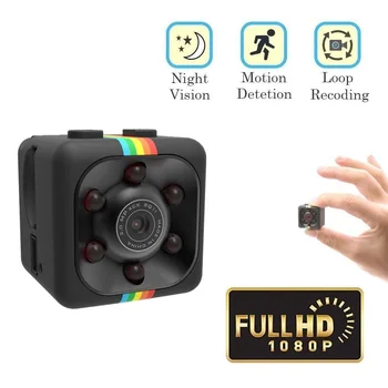 sq11 Mini Kamera HD 1080P Kamera Night Vision Z Rozpoznawaniem Ruchu DVR, Mikro Kamera Sport DV Video Ultra Mały Aparat SQ11