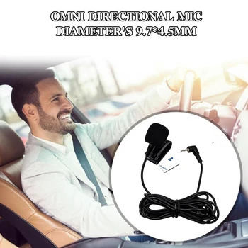 Stereo Zewnętrzny Mikrofon Bluetooth Zestaw Głośnomówiący 2,5 mm Mikrofony Do zestawu audio w samochodzie GPS DVD Bluetooth Z Obsługą Mikrofonu Zewnętrzne Akcesoria