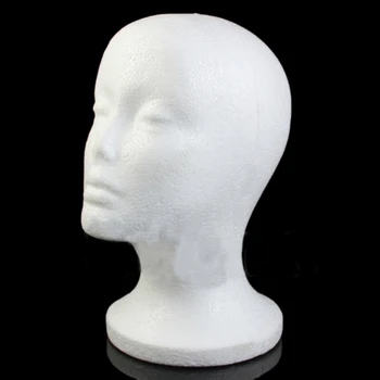 Styropian Manekina Manekina wyświetlacza punktów Kapelusze Włosów Peruki pianki П82Д Kobieta dla modelu Głowy