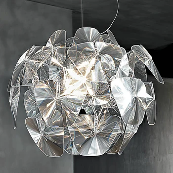Twórczy Laser Obudowa Oświetla Nowoczesne Modne Lampy Salon Jadalnia Kompleksowa Schody Oświetlenie Żyrandol